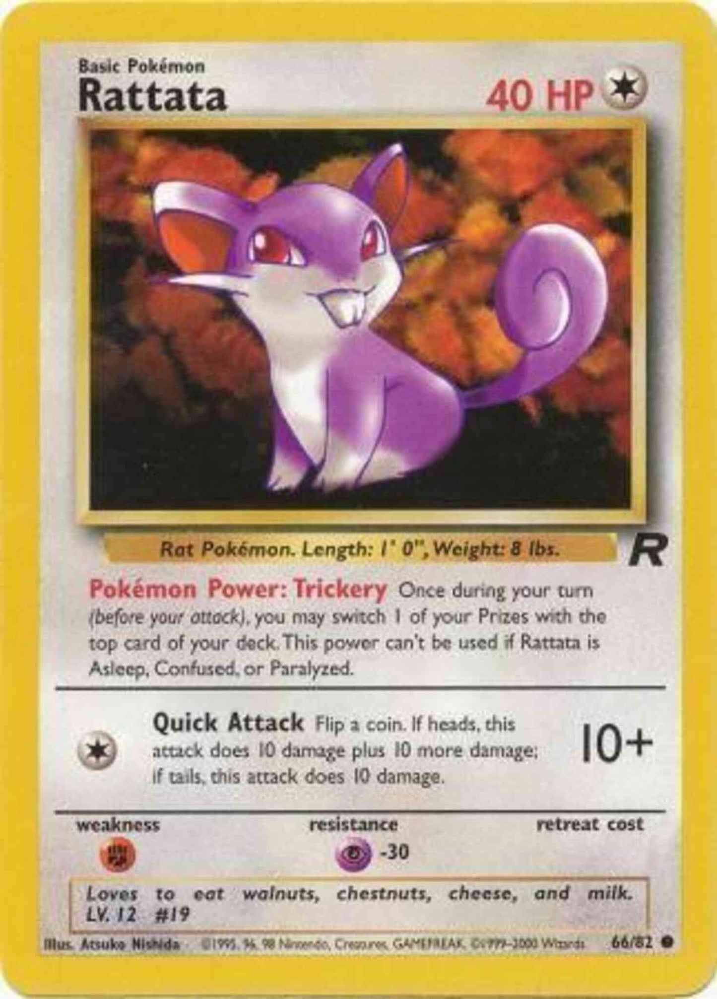Rattata - 66/82 - Common - Unlimited [base5U-66] [Non-Holo]