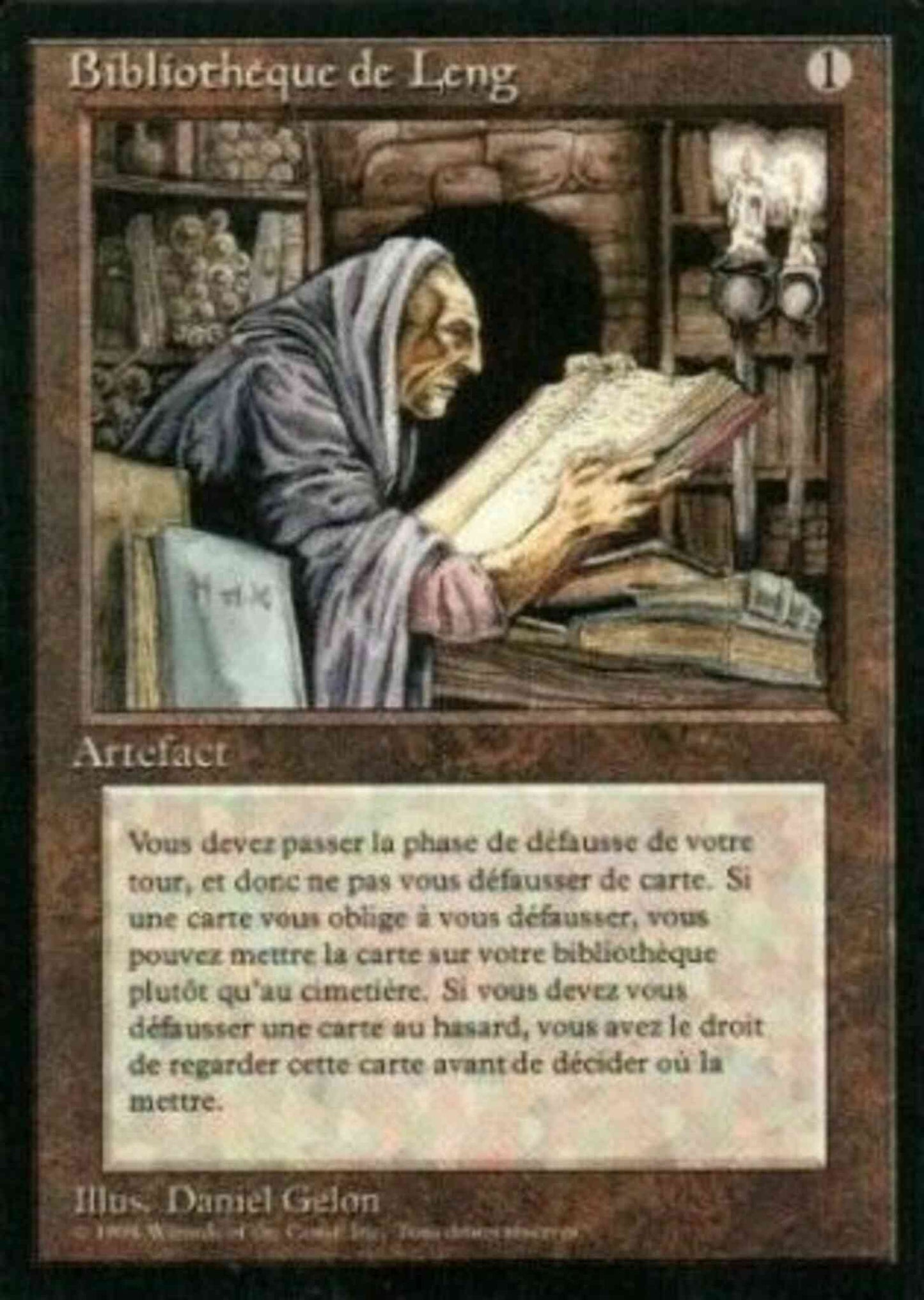 Library of Leng - French [261] [Foreign Black Border: French] [Non-Foil]