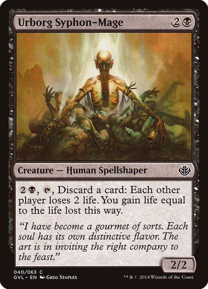 Urborg Syphon-Mage [40] [Duel Decks Anthology: Garruk vs. Liliana] [Non-Foil]