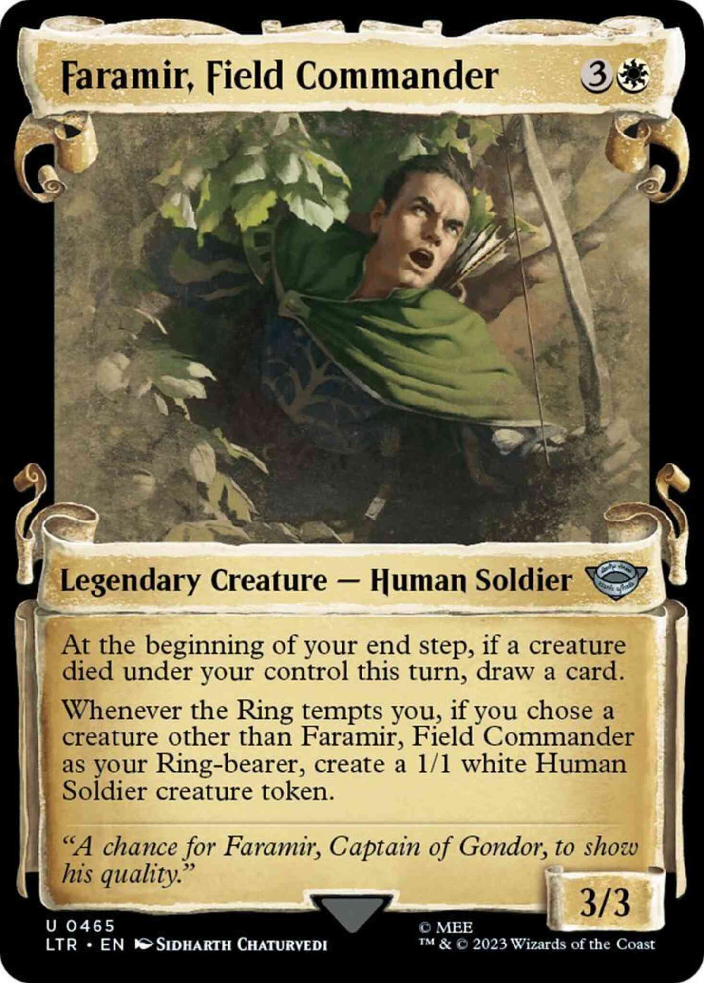 Faramir, Field Commander [465] [Scrolls Showcase] [The Lord of the Rings: Tales of Middle-earth] [Non-Foil]