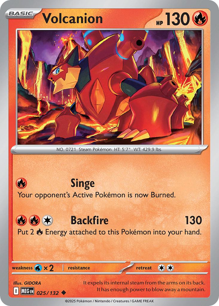 Volcanion - 025/132 - Uncommon [me01-025] [Non-Holo]
