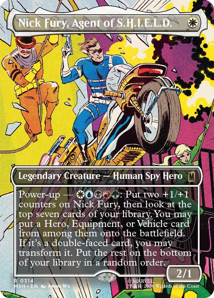 Nick Fury, Agent of S.H.I.E.L.D. [314] [Borderless] [Scene] [Marvel Super Heroes] [Non-Foil]