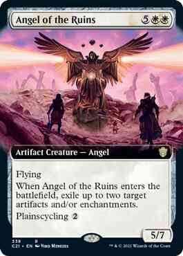 Angel of the Ruins [338] [Extended Art] [Commander 2021] [Non-Foil]