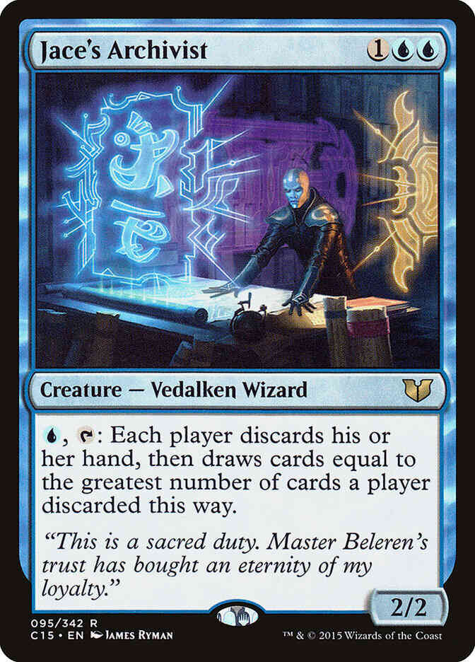 Jace's Archivist [95] [Commander 2015] [Non-Foil]