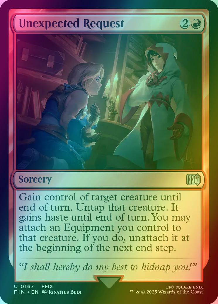 Unexpected Request [167] [FINAL FANTASY] [Foil]
