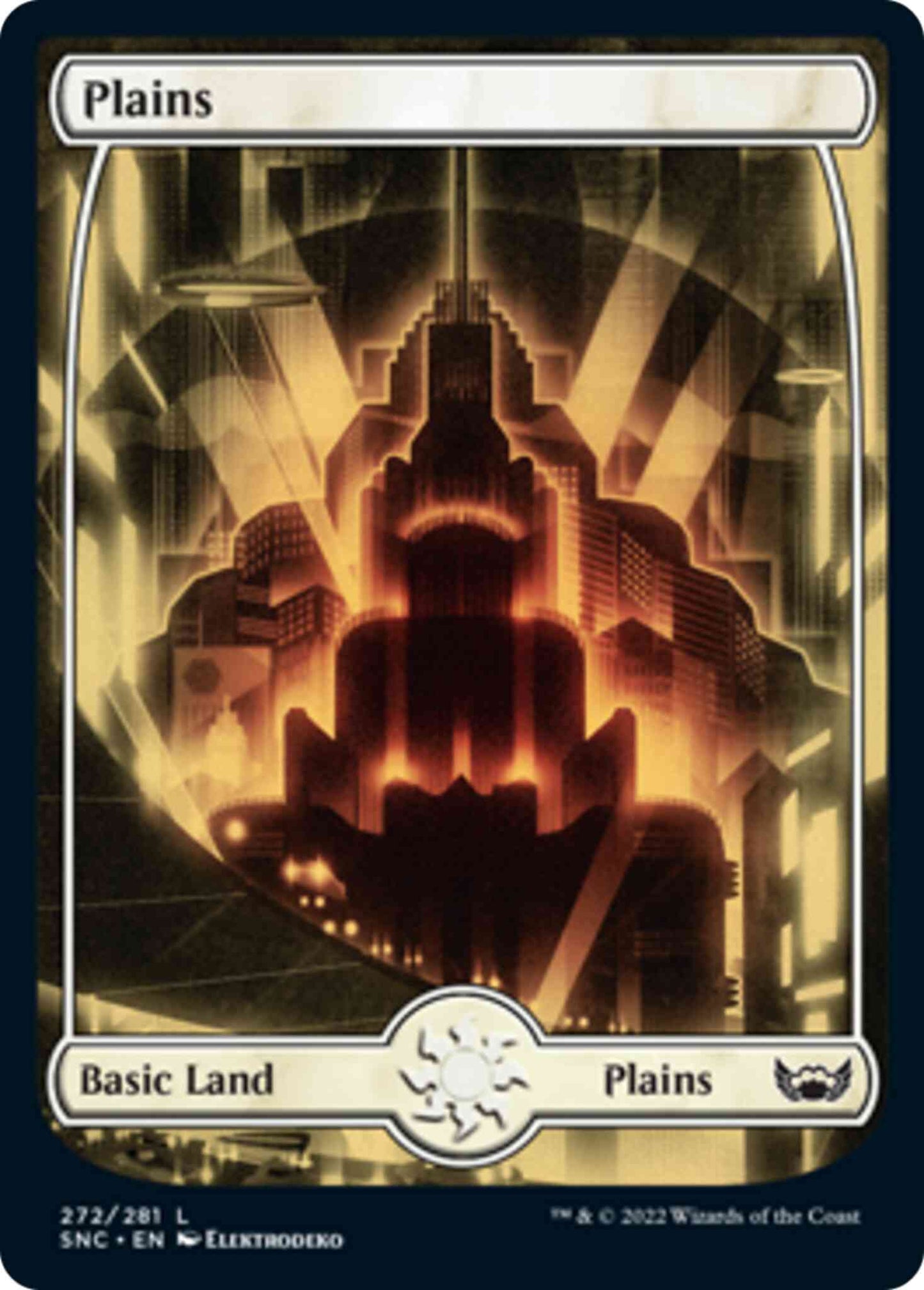 Plains [272] [Full Art] [Metropolis] [Streets of New Capenna] [Non-Foil]
