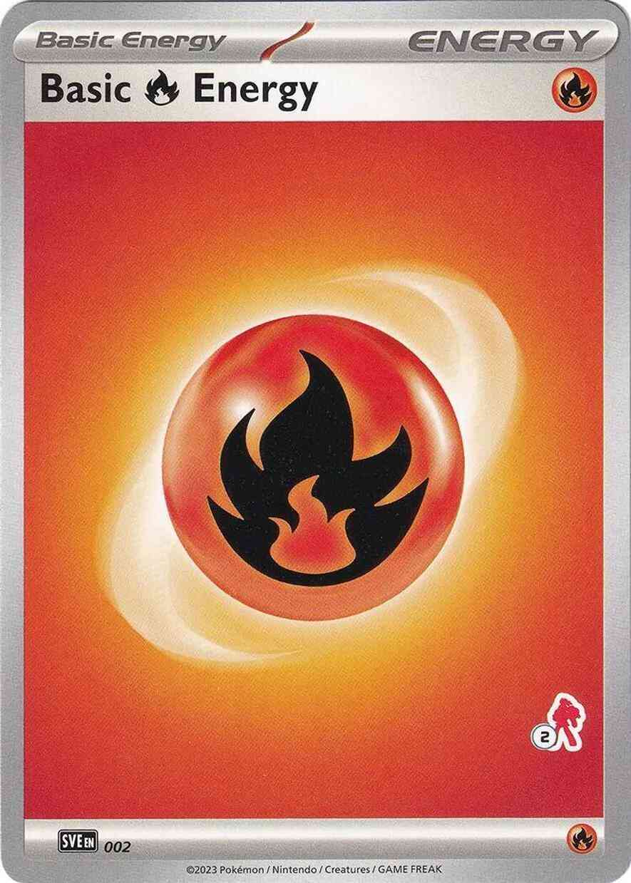 Basic Fire Energy - 002 - Common - Armarouge Stamp [ba03-ARM2] [Non-Holo]
