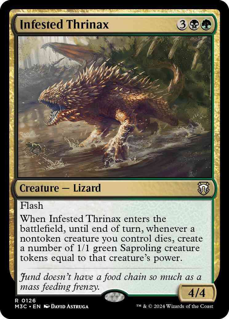 Infested Thrinax [126] [Modern Horizons 3: Commander] [Non-Foil]