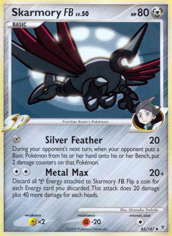 Skarmory FB - 83/147 - Uncommon [pl3-83] [Reverse Holo]