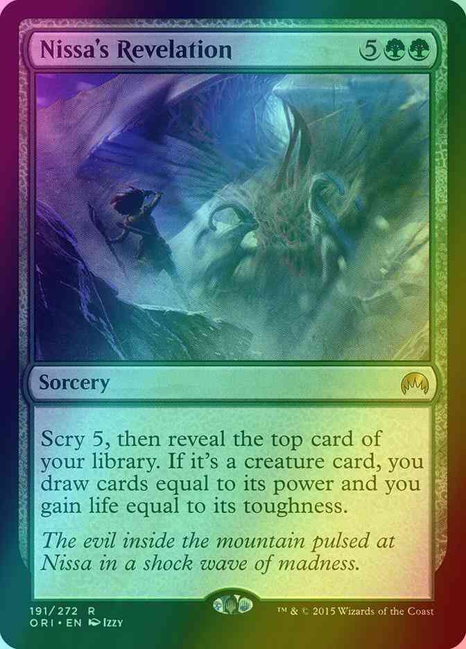 Nissa's Revelation [191] [Magic Origins] [Foil]