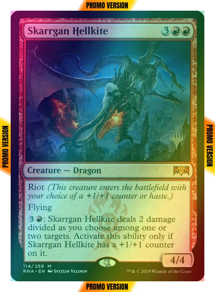 Skarrgan Hellkite [114p] [Promo Pack] [Ravnica Allegiance Promos] [Foil]