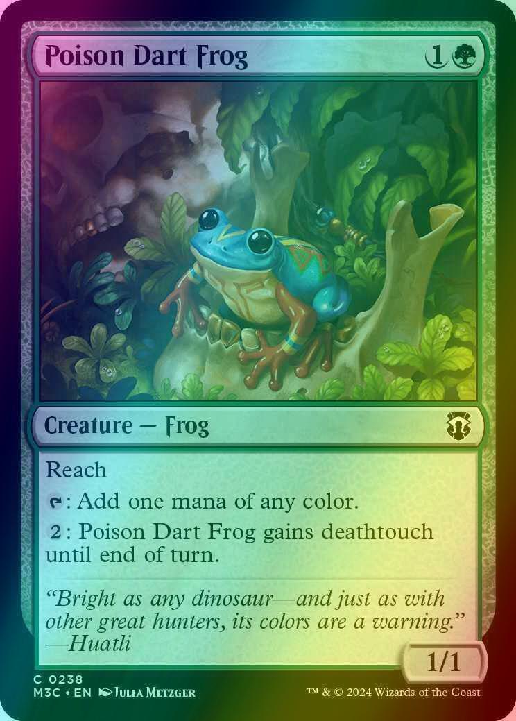 Poison Dart Frog [238] [Modern Horizons 3: Commander] [Ripple Foil]