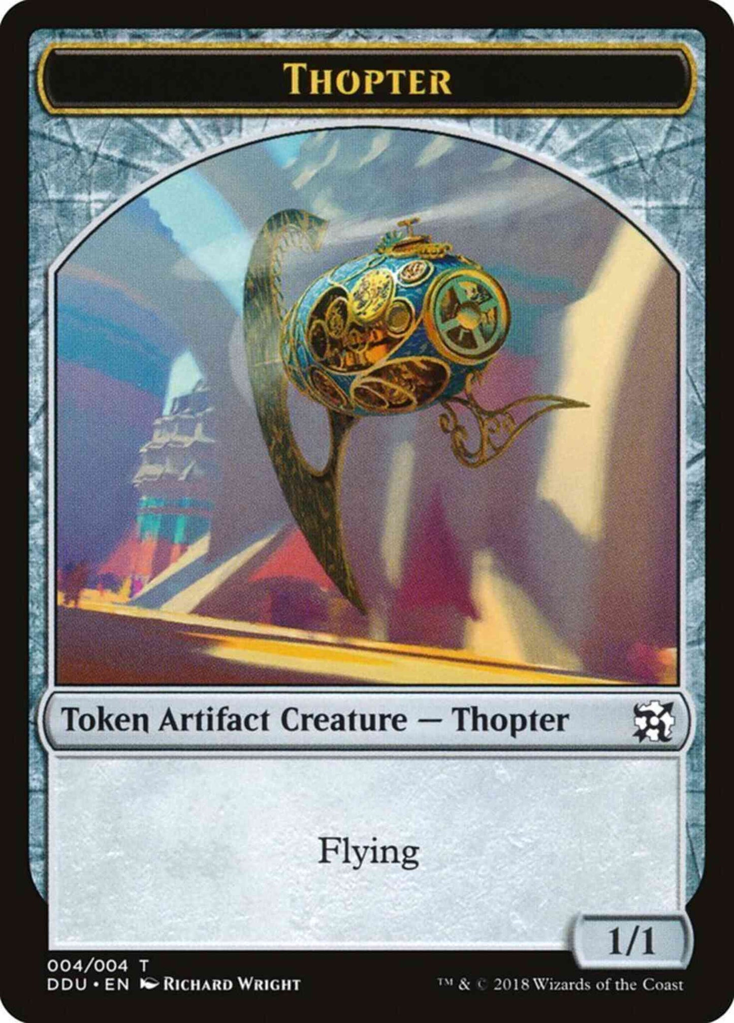 Thopter Token [04] [Duel Decks: Elves vs. Inventors Tokens] [Non-Foil]