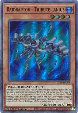 Raidraptor - Tribute Lanius - GFTP-EN084 - Ultra Rare - 1st Edition