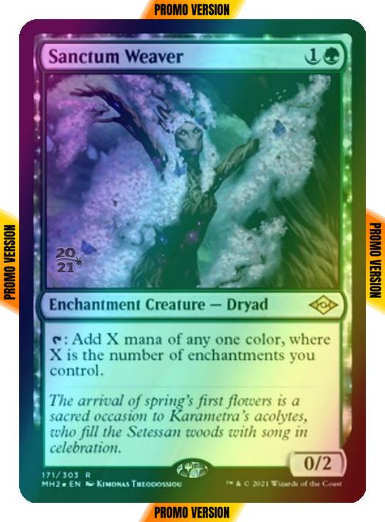 Sanctum Weaver [Prerelease] [171S] [Modern Horizons 2 Promos] [Foil]