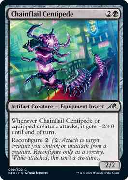 Chainflail Centipede [90] [Kamigawa: Neon Dynasty] [Non-Foil]