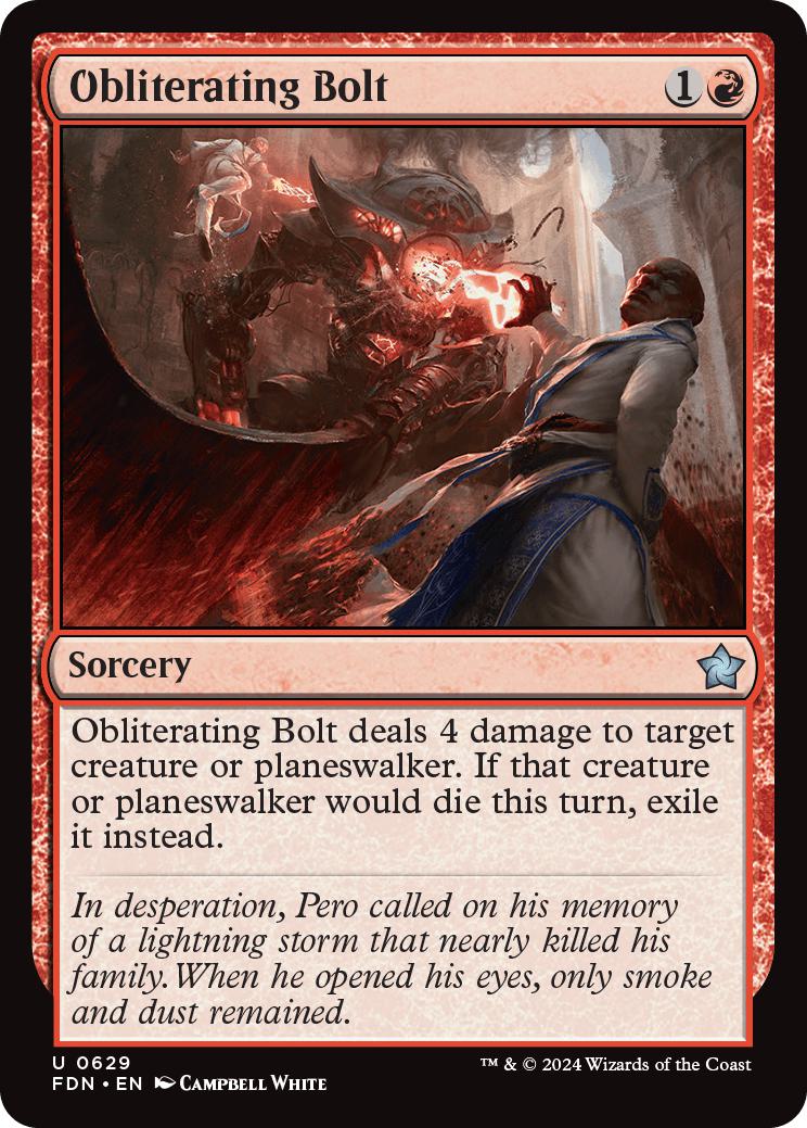 Obliterating Bolt [629] [Foundations] [Non-Foil]