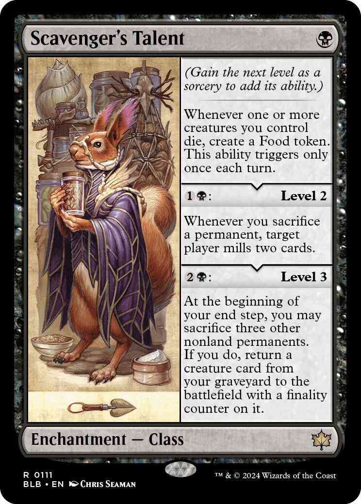 Scavenger's Talent [111] [Bloomburrow] [Non-Foil]