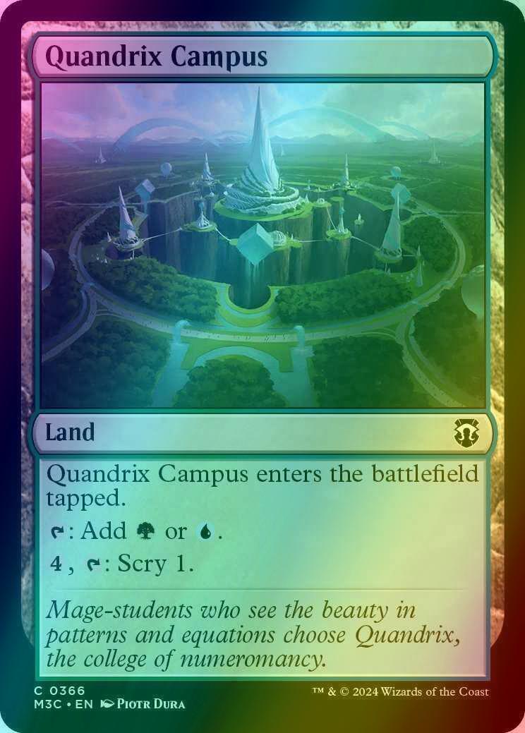 Quandrix Campus [366] [Modern Horizons 3: Commander] [Ripple Foil]