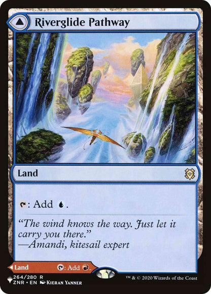Riverglide Pathway // Lavaglide Pathway [ZNR-264] [The List] [Non-Foil]