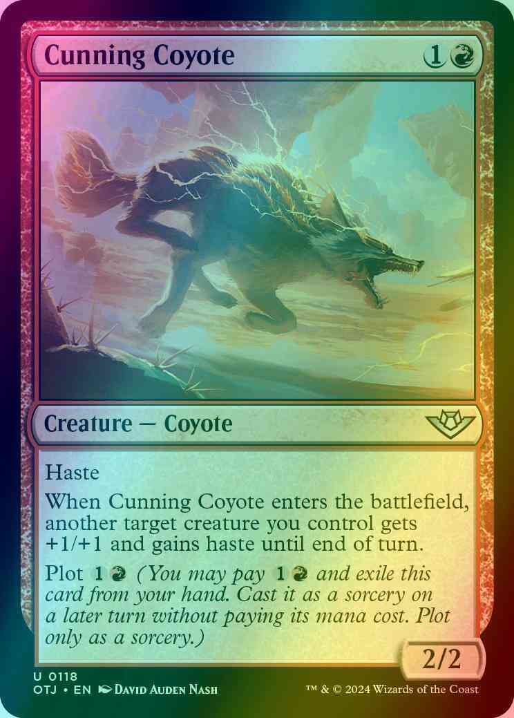 Cunning Coyote [118] [Outlaws of Thunder Junction] [Foil]