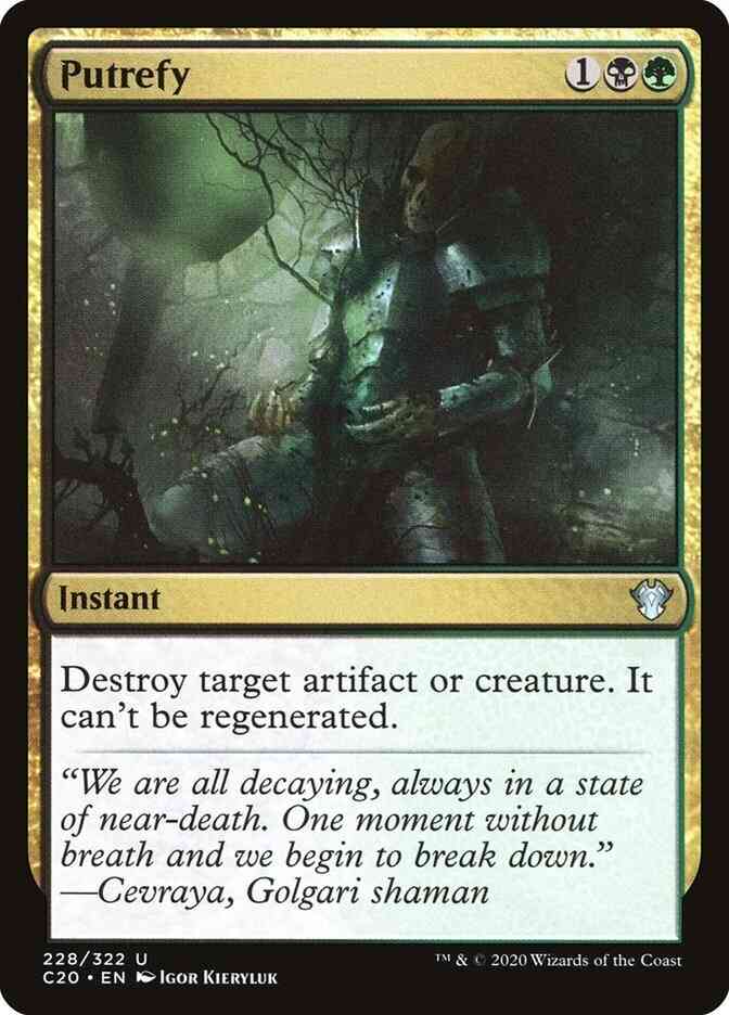 Putrefy [228] [Commander 2020] [Non-Foil]