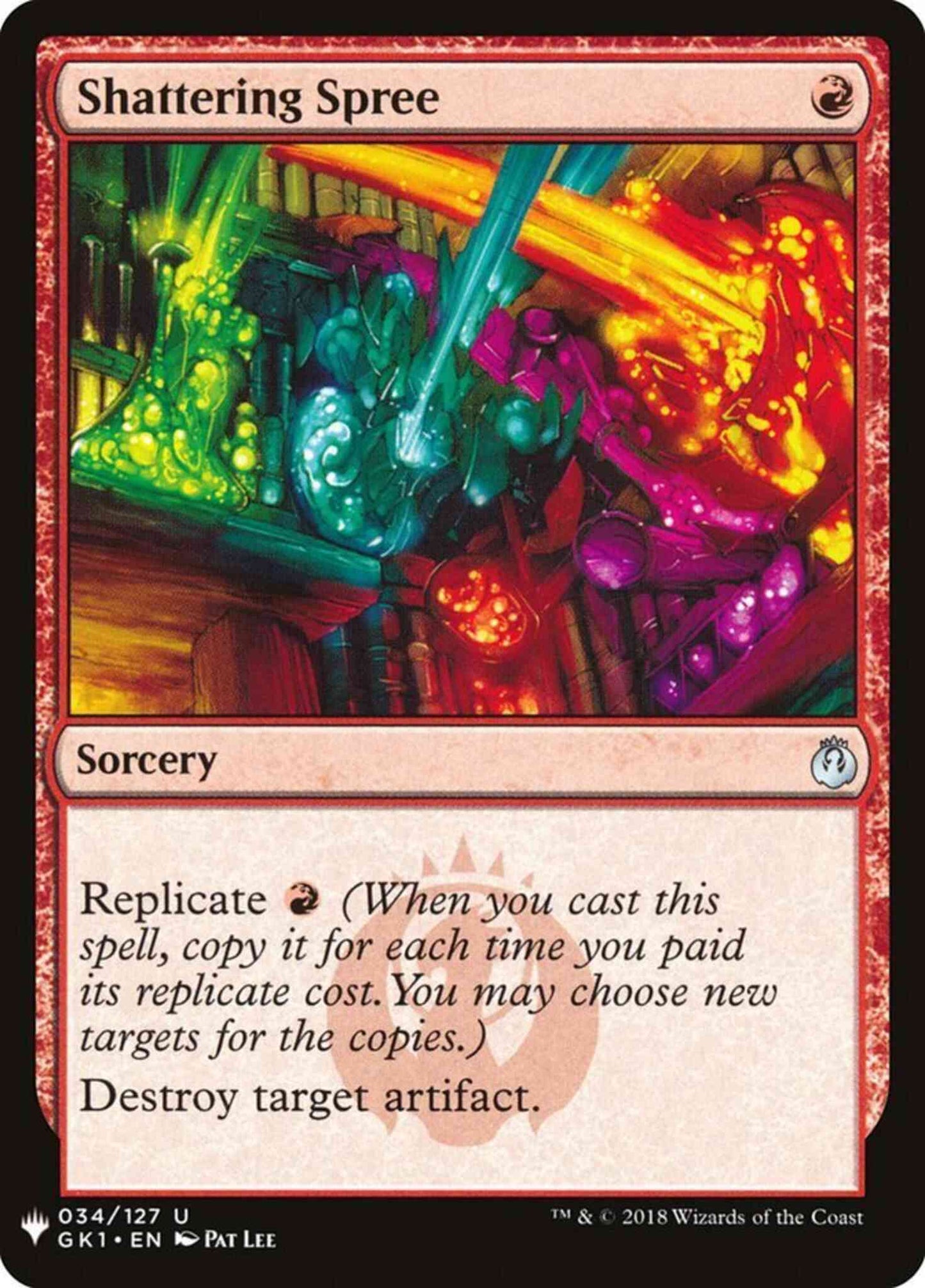 Shattering Spree [GK1-34] [The List] [Non-Foil]