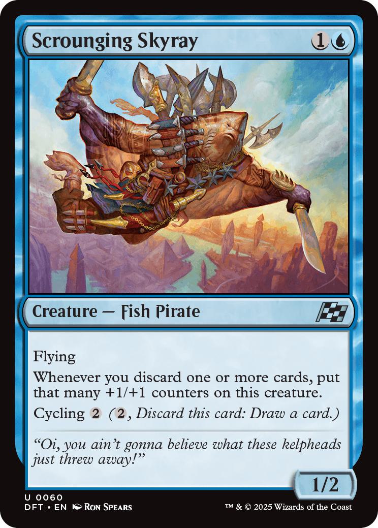 Scrounging Skyray [60] [Aetherdrift] [Non-Foil]