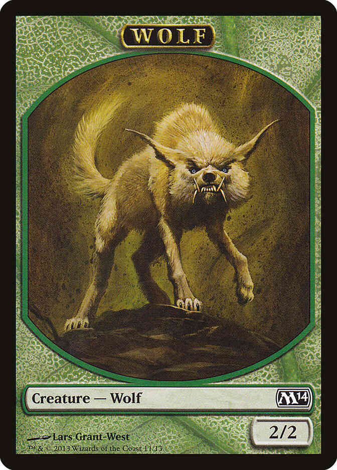 Wolf Token [11] [Magic 2014 Tokens] [Non-Foil]