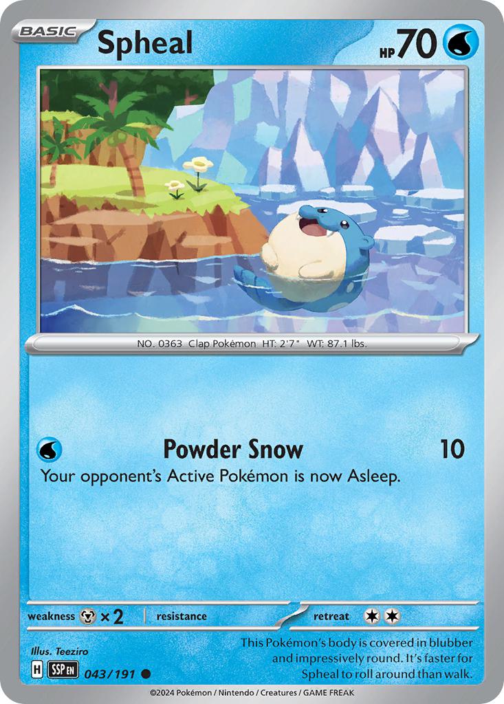 Spheal - 043/191 - Common [sv08-043] [Non-Holo]