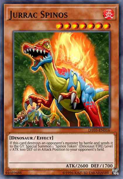 Jurrac Spinos - HA03-EN009 - Super Rare - 1st Edition
