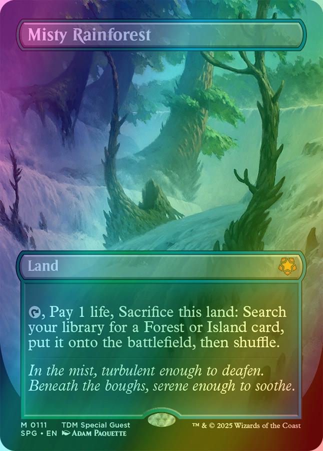 Misty Rainforest [111] [Borderless] [Special Guests] [Foil]