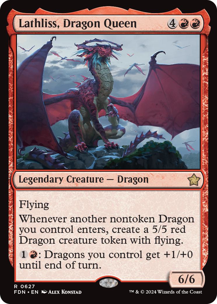 Lathliss, Dragon Queen [627] [Foundations] [Non-Foil]