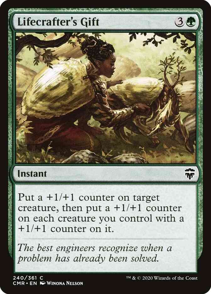 Lifecrafter's Gift [240] [Commander Legends] [Non-Foil]