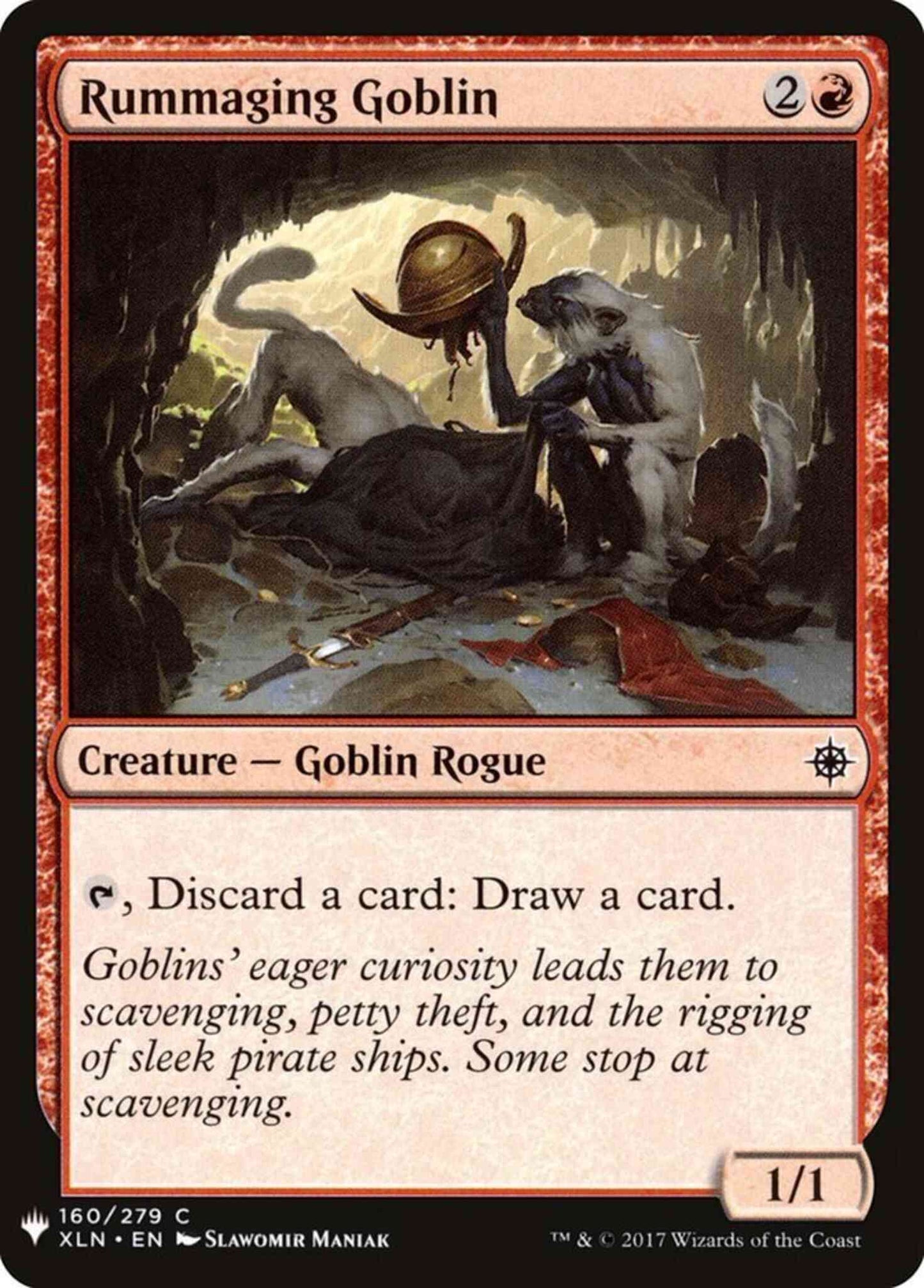 Rummaging Goblin [XLN-160] [The List] [Non-Foil]