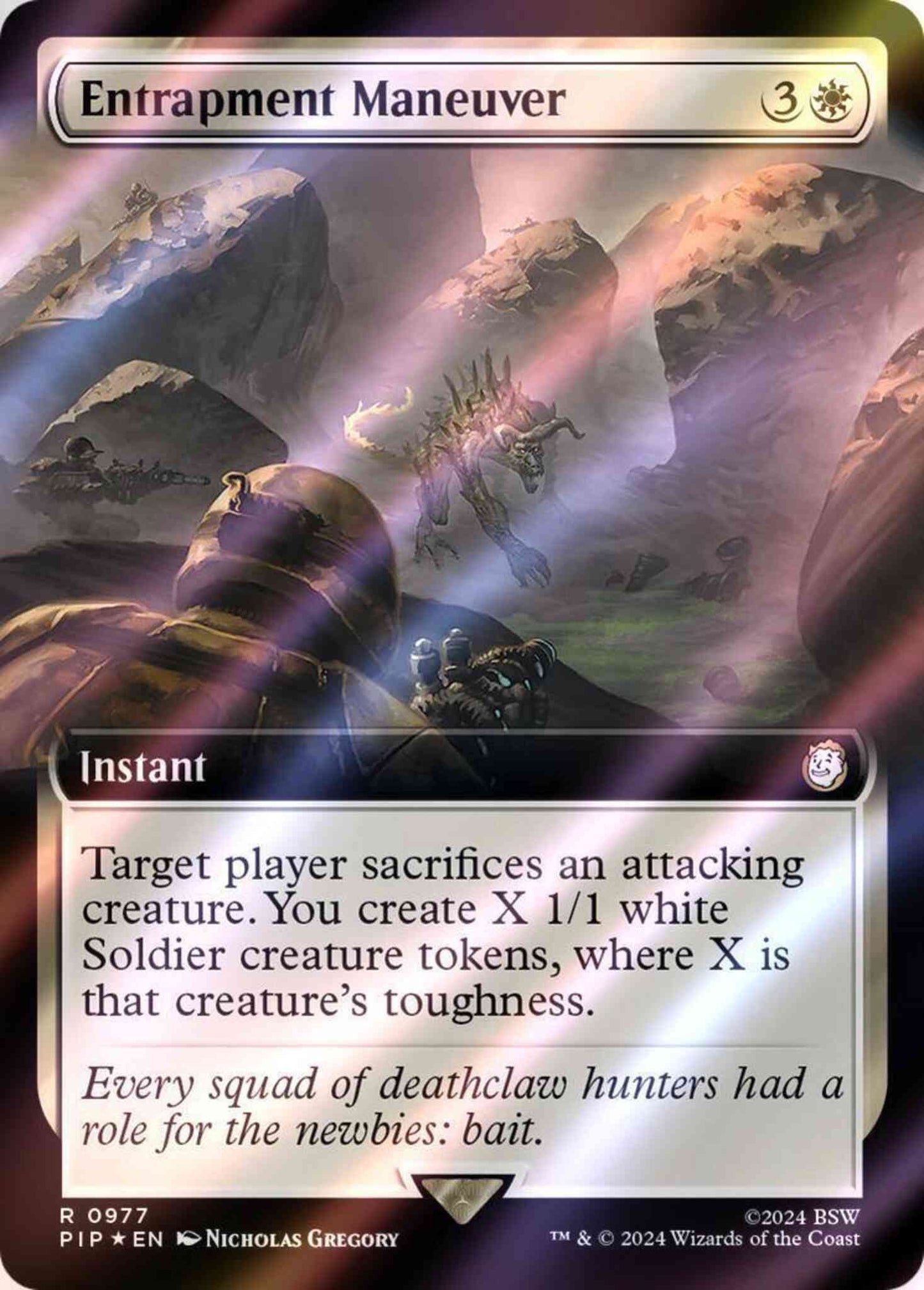 Entrapment Maneuver [977] [Extended Art] [Fallout] [Surge Foil]