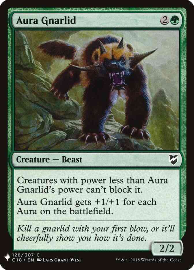 Aura Gnarlid [C18-128] [The List] [Non-Foil]