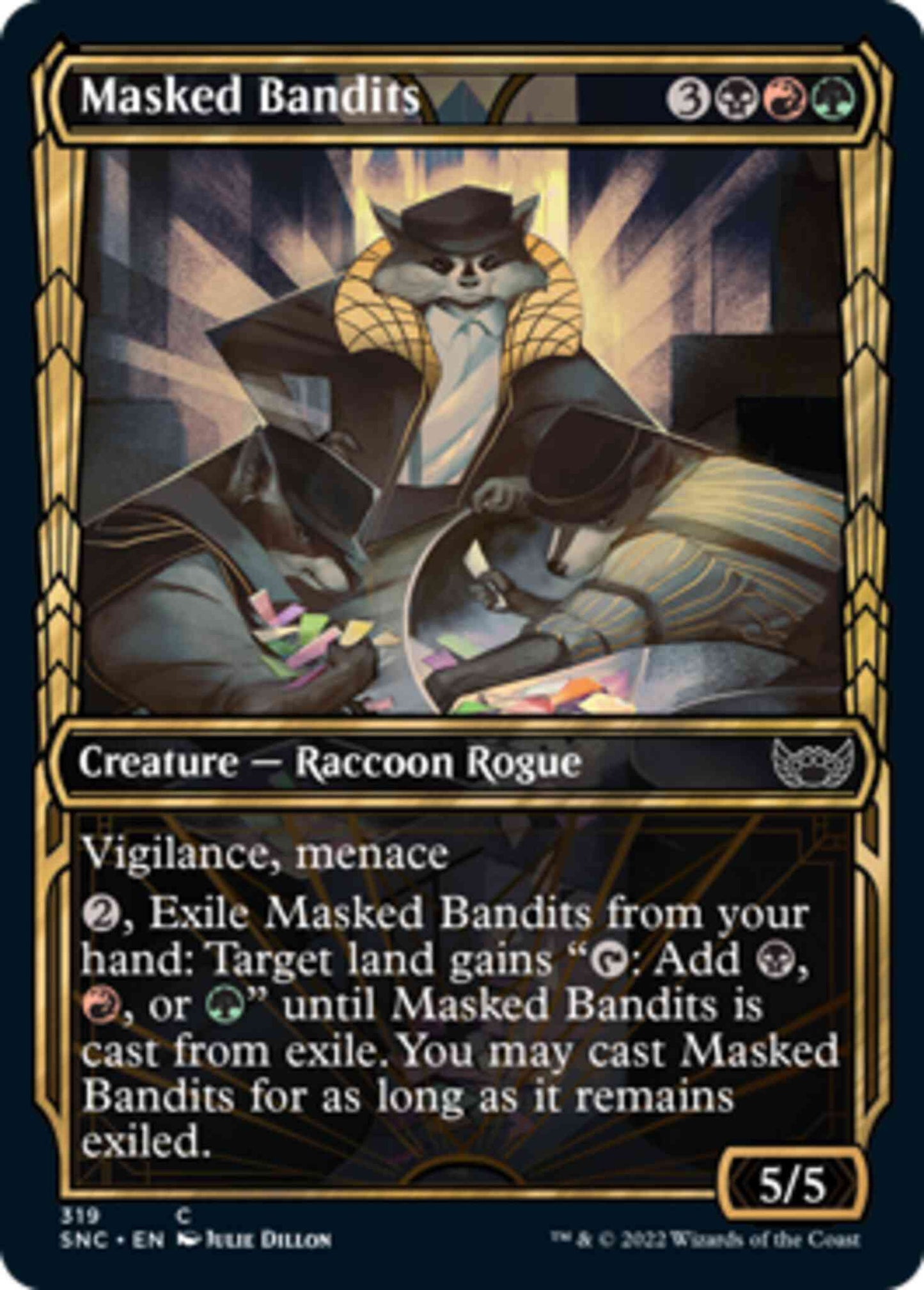 Masked Bandits [319] [Golden Age Showcase] [Streets of New Capenna] [Non-Foil]