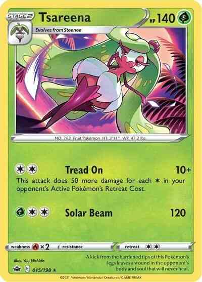 Tsareena - 015/198 - Rare [swsh6-015] [Reverse Holo]