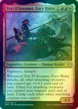 Tori D'Avenant, Fury Rider [223] [Dominaria United] [Foil]