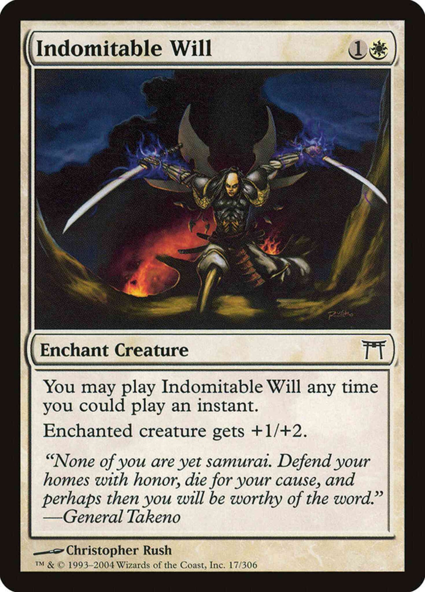 Indomitable Will [17] [Champions of Kamigawa] [Non-Foil]