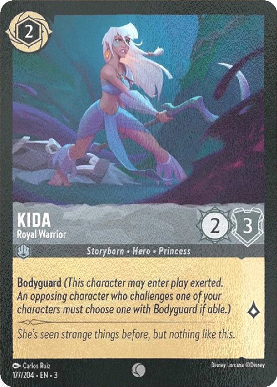 Kida - Royal Warrior - 177/204 [Into the Inklands] [Cold Foil]