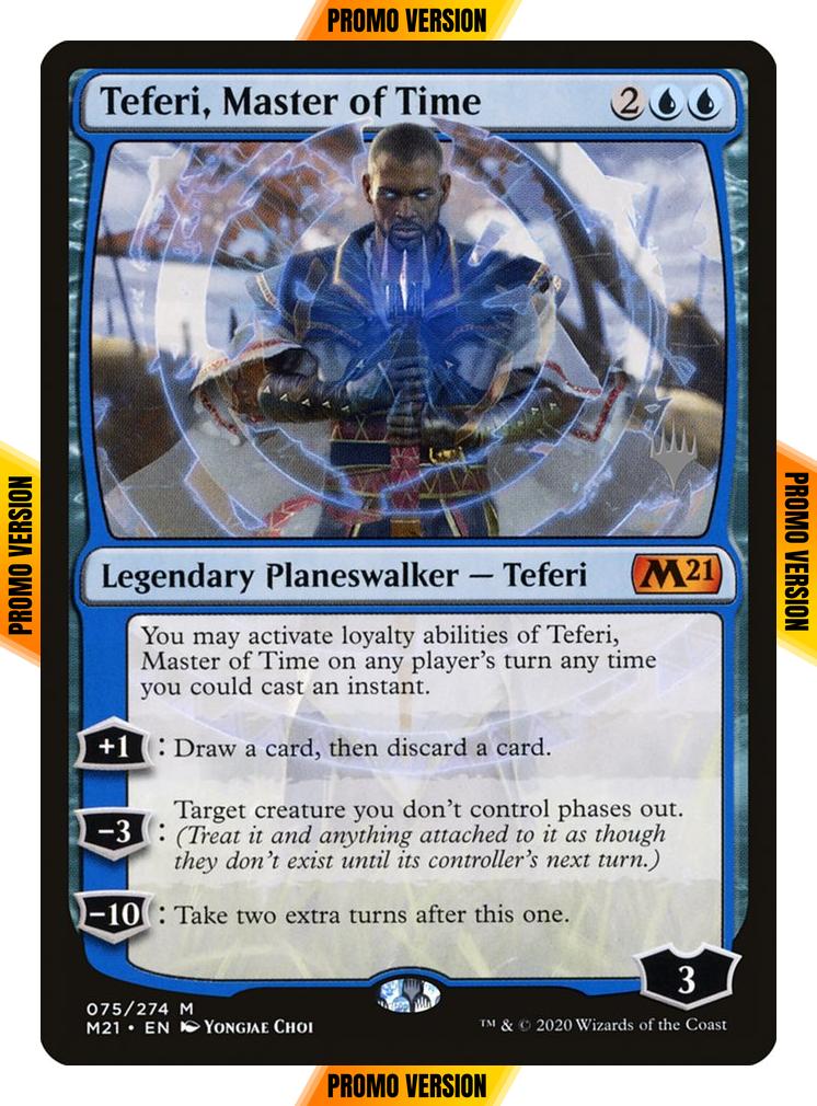 Teferi, Master of Time [Promo Pack] [75p] [Core Set 2021 Promos] [Non-Foil]