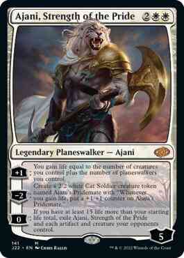 Ajani, Strength of the Pride [141] [Jumpstart 2022] [Non-Foil]