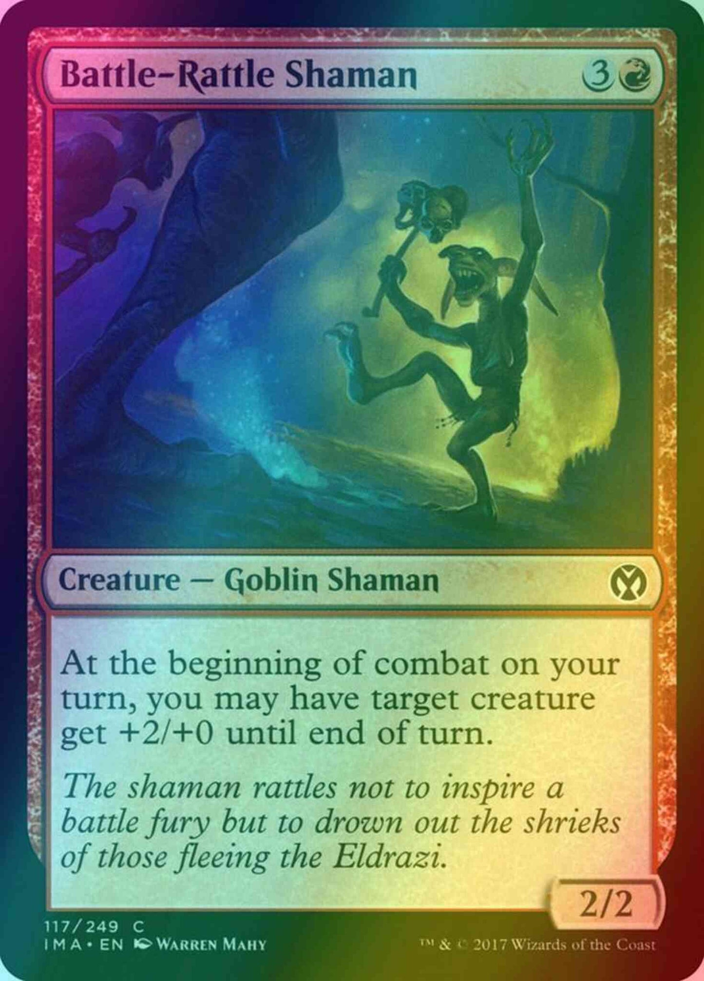 Battle-Rattle Shaman [117] [Iconic Masters] [Foil]