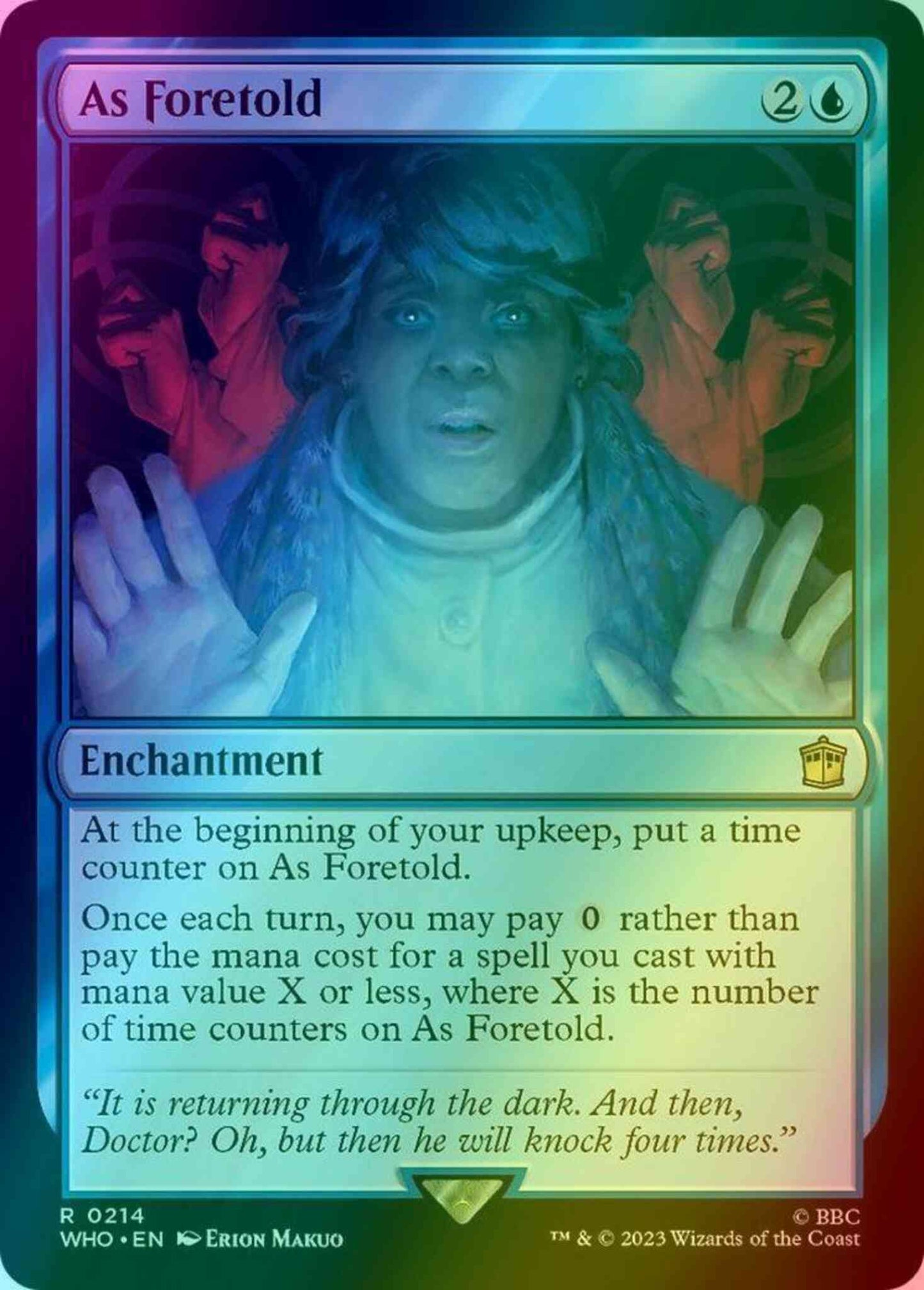As Foretold [214] [Universes Beyond: Doctor Who] [Foil]