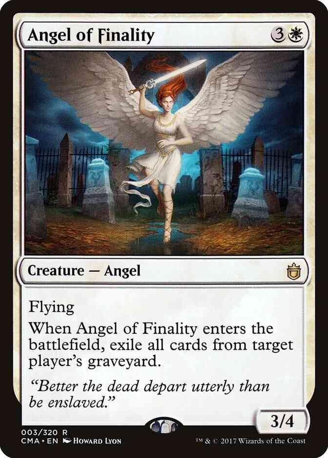 Angel of Finality [3] [Commander Anthology] [Non-Foil]