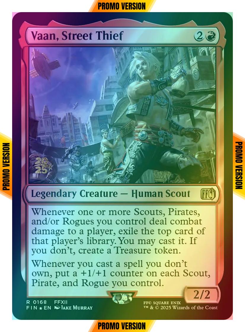 Vaan, Street Thief [168s] [Prerelease] [FINAL FANTASY: Promos] [Foil]