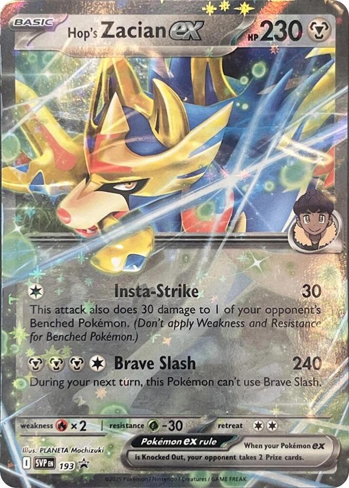 Hop's Zacian ex - 193 - Promo [svp-193] [Ultra]