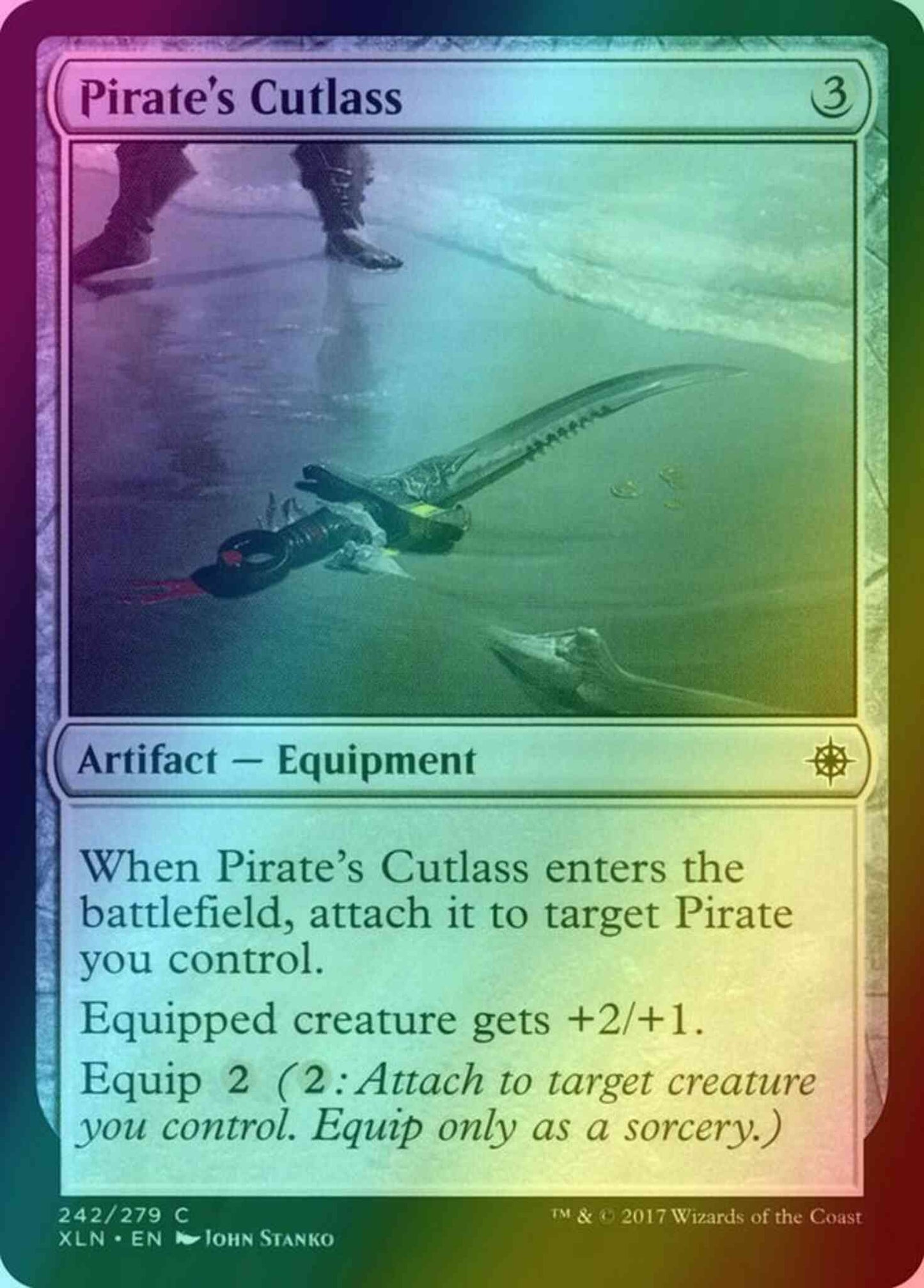 Pirate's Cutlass [242] [Ixalan] [Foil]
